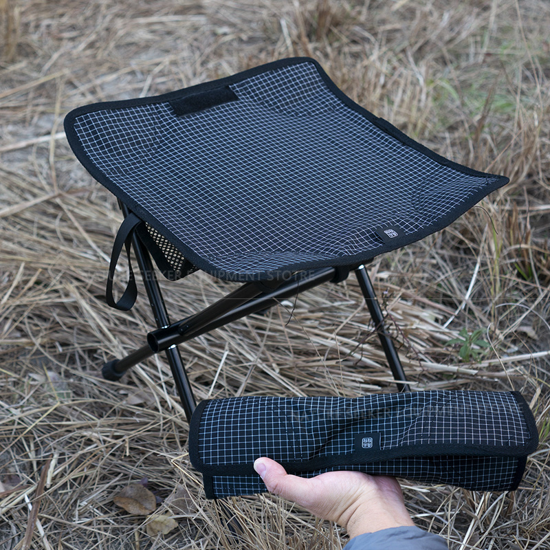 Woodworking Outdoor Furniture - UHMWPE Stool Folding Chair Outdoor Camping