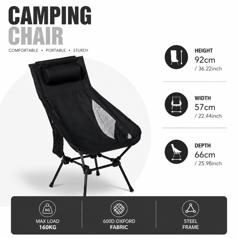 Folding Portable Camping Loung - Woodworking Outdoor Furniture 리뷰 및 가격
