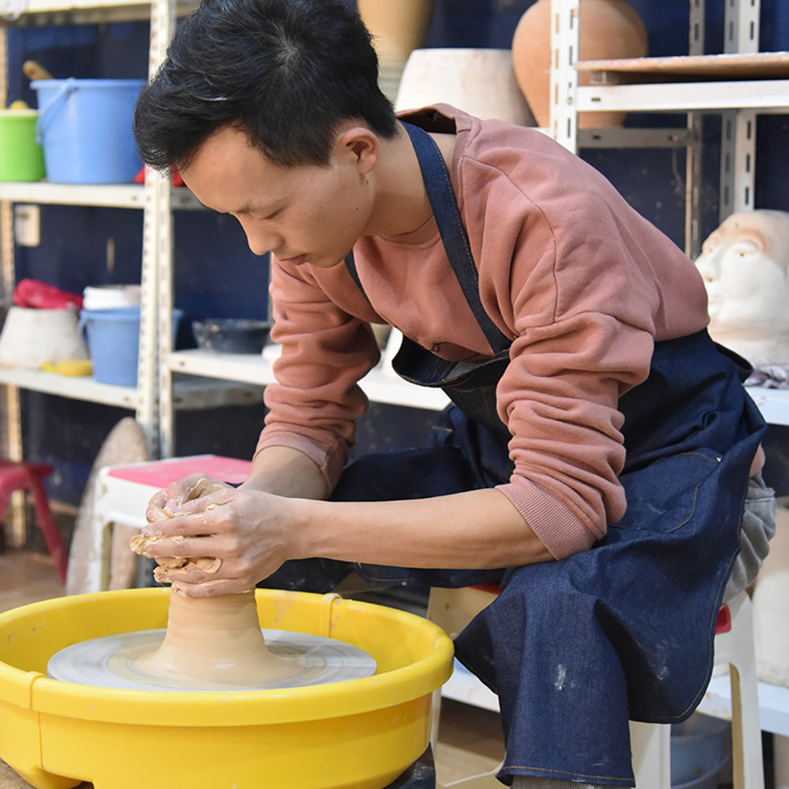 Adjustable Split Leg Pottery A - Woodworking Overalls 리뷰 및 가격