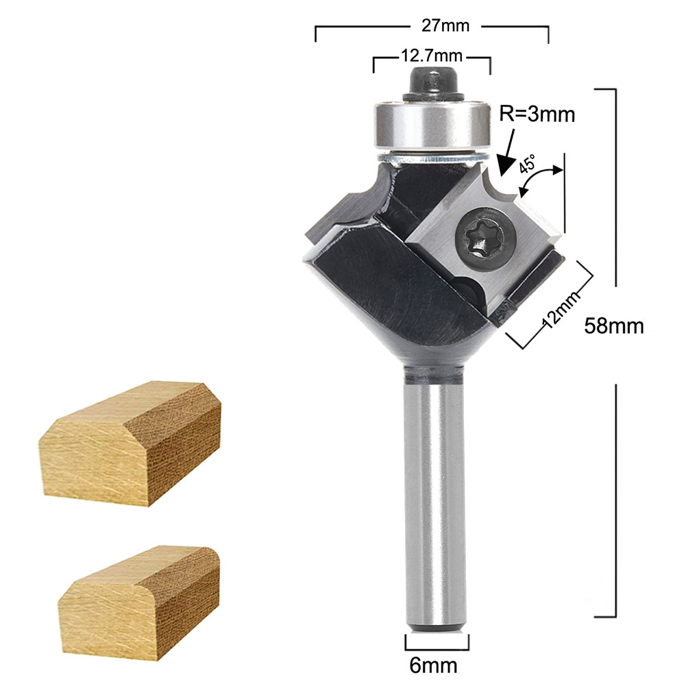 Milling Cutter Router Bit Trim - Woodworking Kickback 리뷰 및 가격