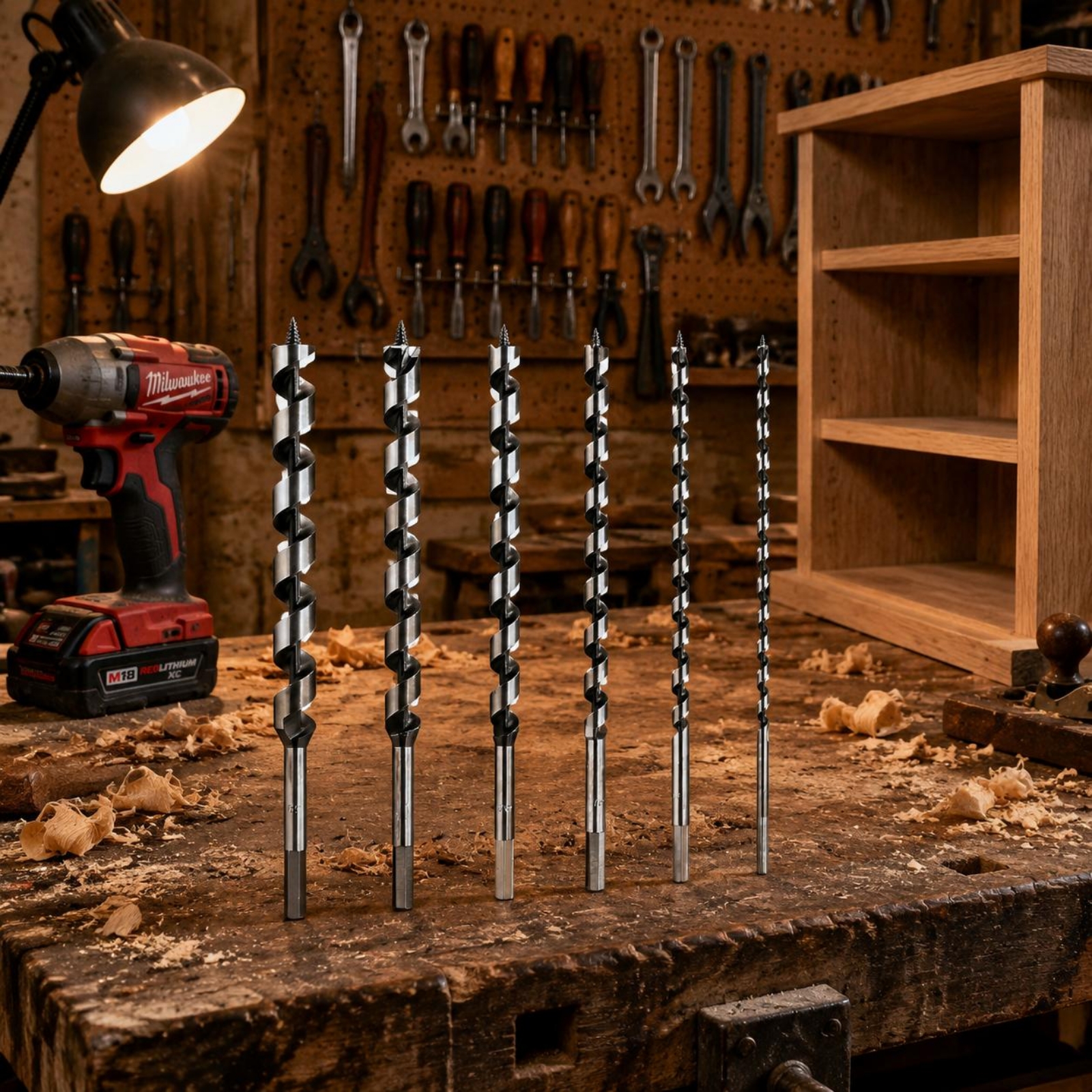 6 Pieces Long Auger Bit Set Sp - Woodworking Drill Bits 리뷰 및 가격