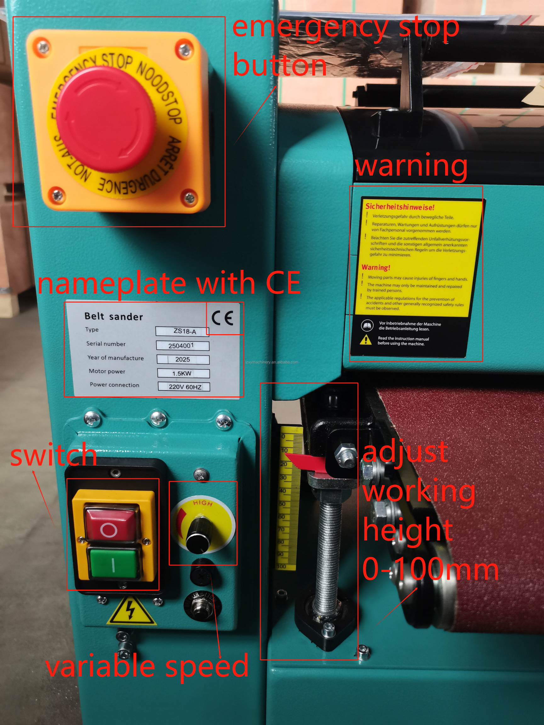 202618'' Inch Drum Sander Wood - Woodworking Machine 리뷰 및 가격