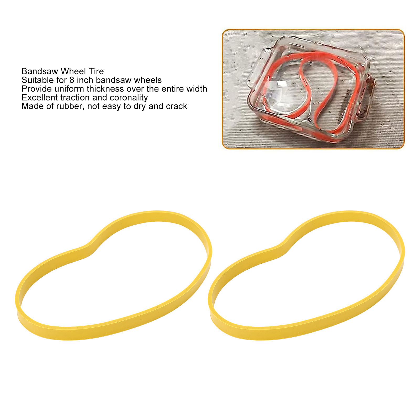 2PCS Bandsaw Bands Rubber Tire - Woodworking Bandsaw 리뷰 및 가격