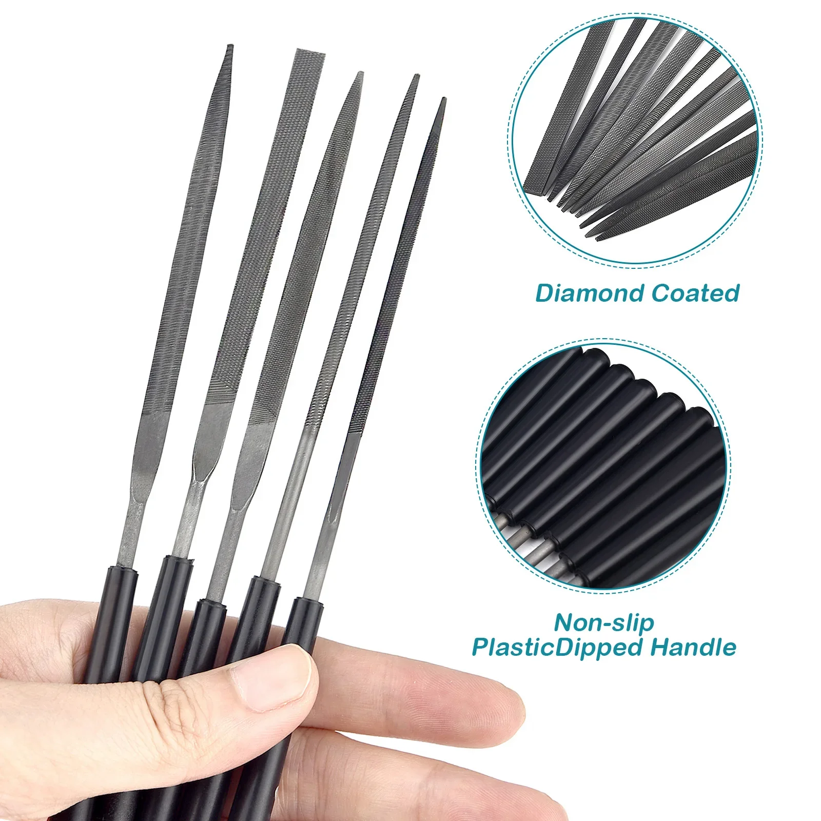 3/5/10pcs Needle File Set Meta - Woodworking File 리뷰 및 가격