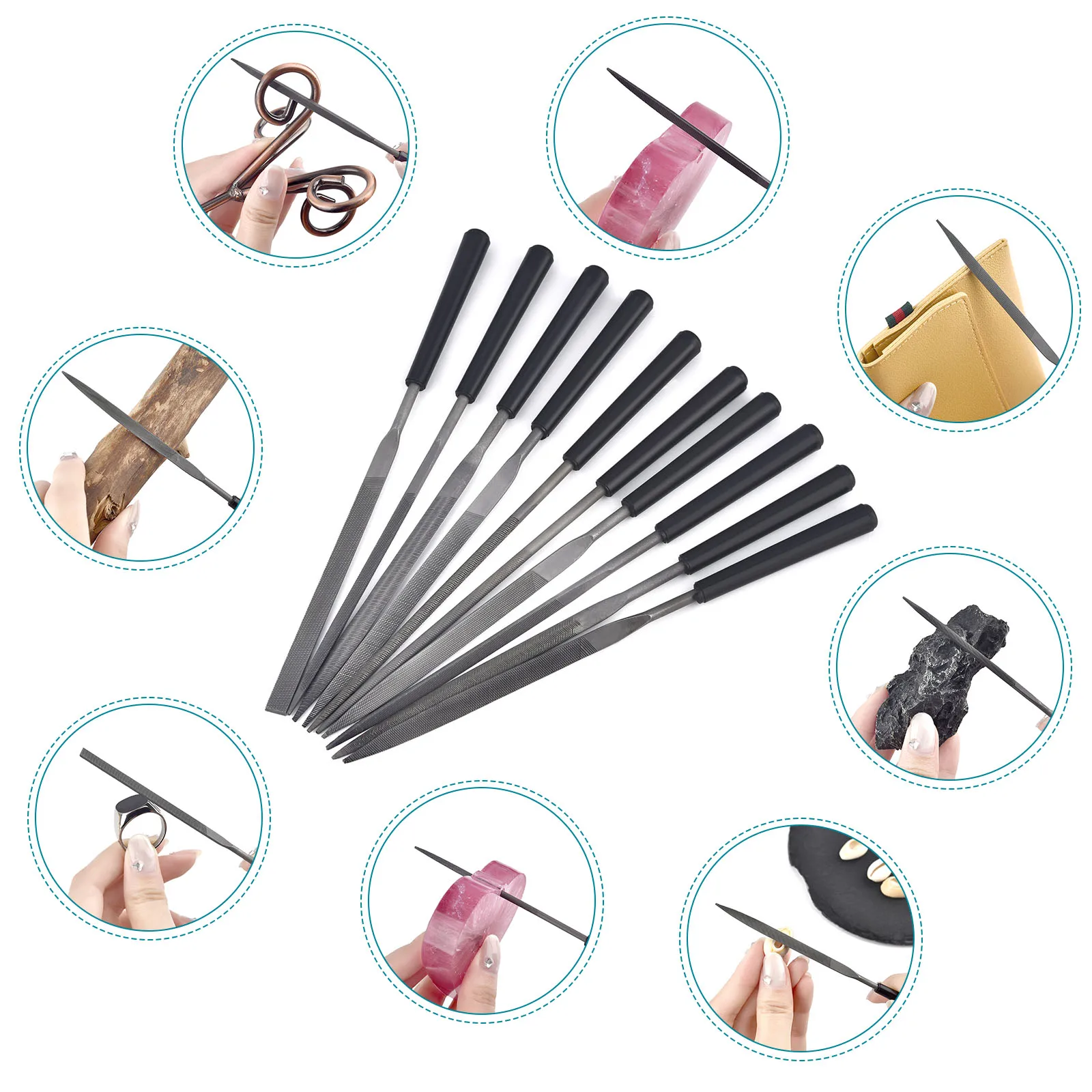 3/5/10pcs Needle File Set Meta - Woodworking File 리뷰 및 가격