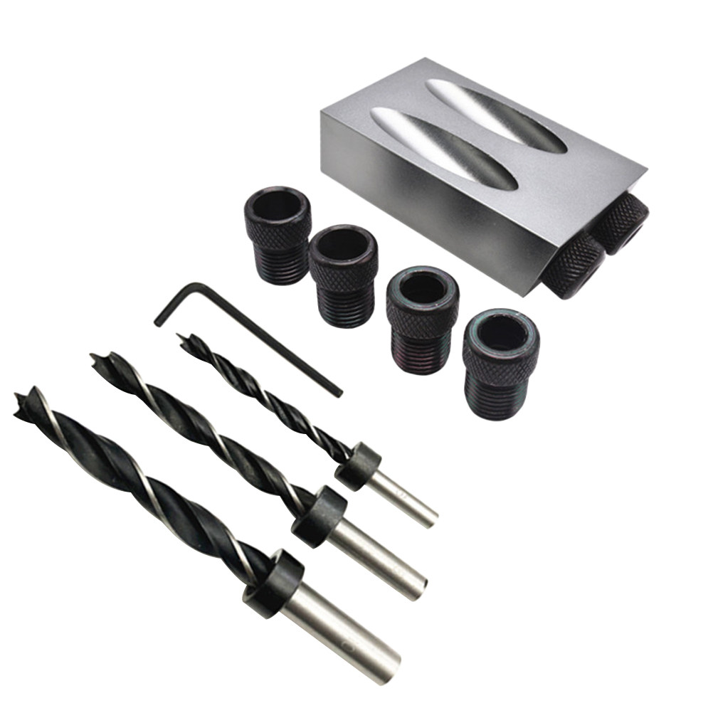 34pcs Oblique Hole Drill Set 1 - Woodworking Drill Bits 리뷰 및 가격