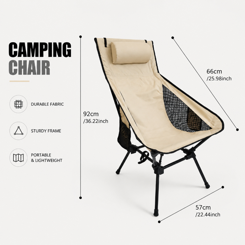 Portable Folding Camping Chair - Woodworking Outdoor Furniture 리뷰 및 가격
