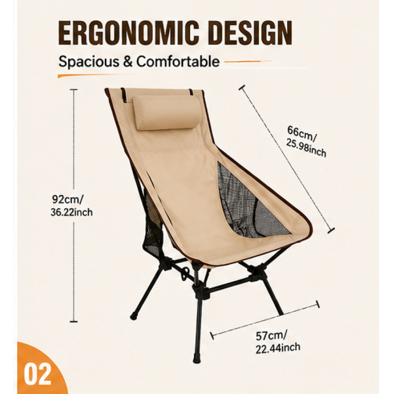 Portable Folding Camping Chair - Woodworking Outdoor Furniture 리뷰 및 가격