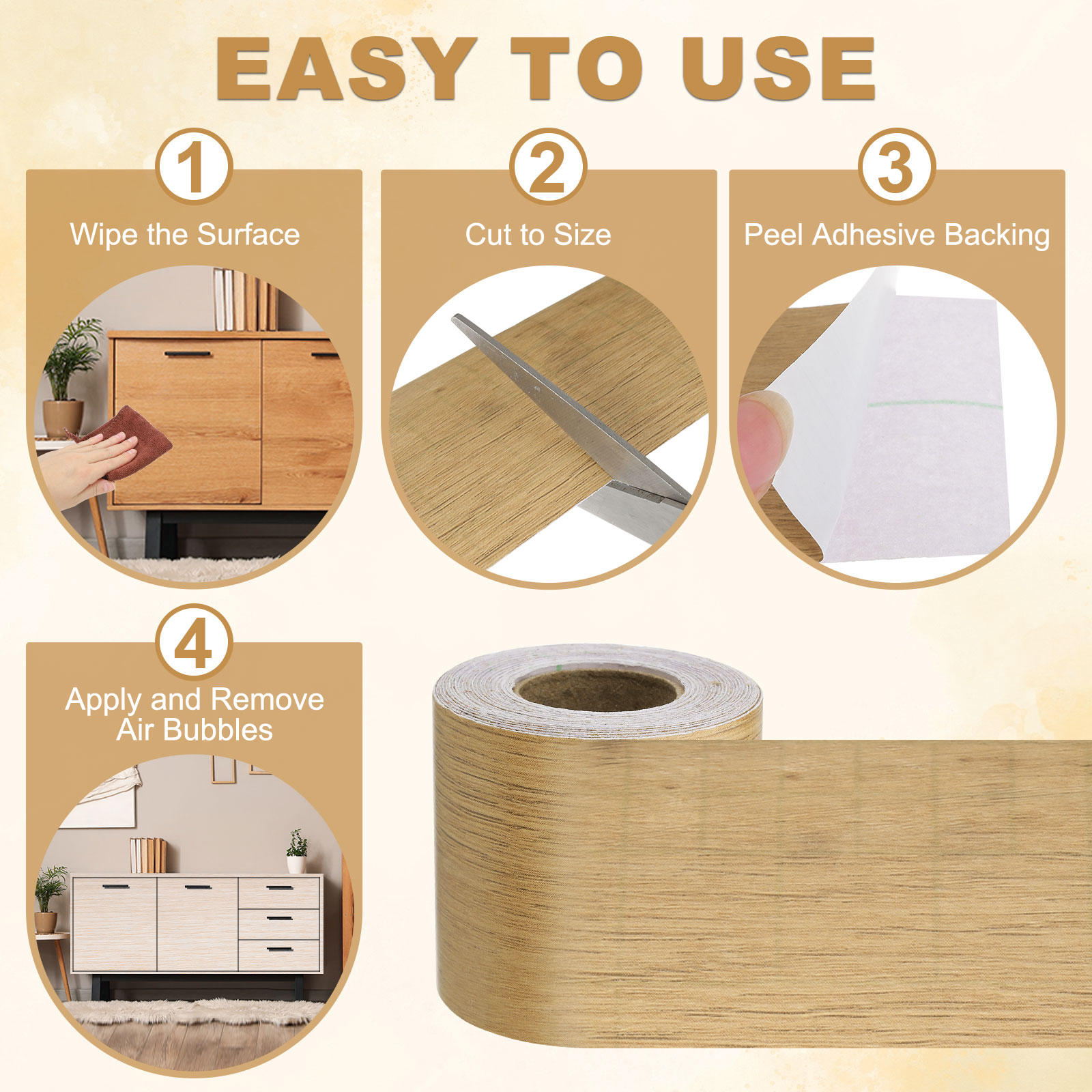 10Meter Wood Grain Repair Tape - Xfasten Woodworking Tape 리뷰 및 가격