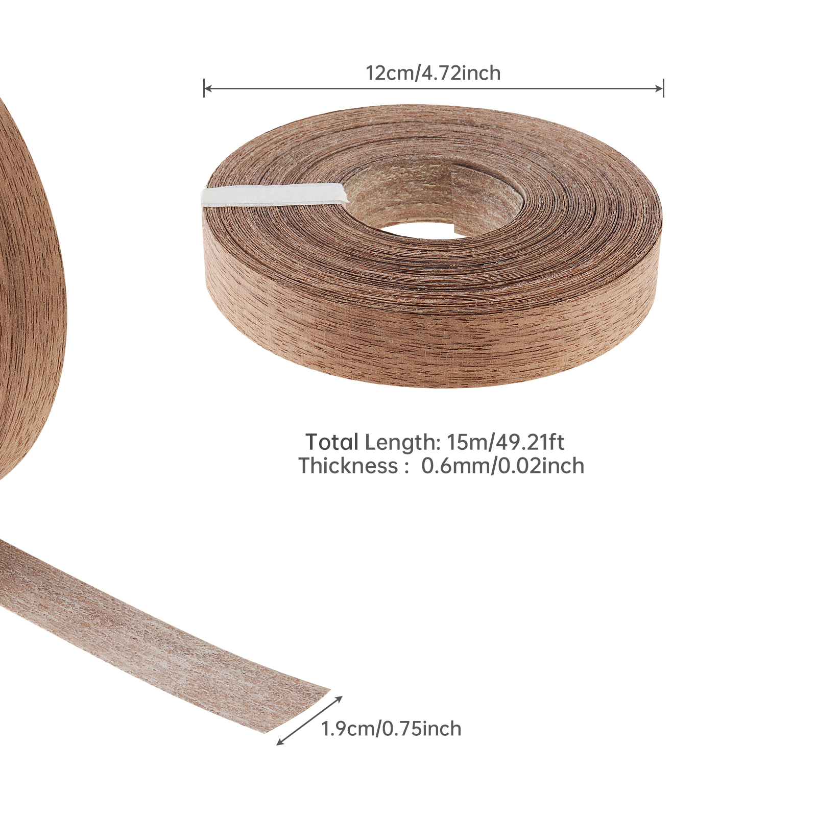 15M Walnut Edge Banding Pre Gl - Xfasten Woodworking Tape 리뷰 및 가격
