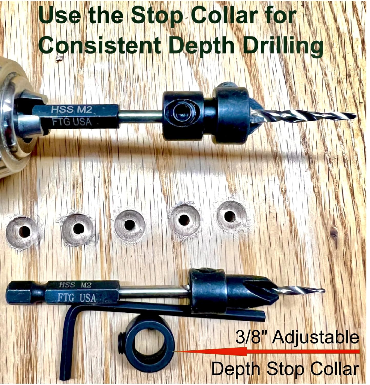 Adjustable Wood Countersink Dr - Woodworking Drill Bits 리뷰 및 가격