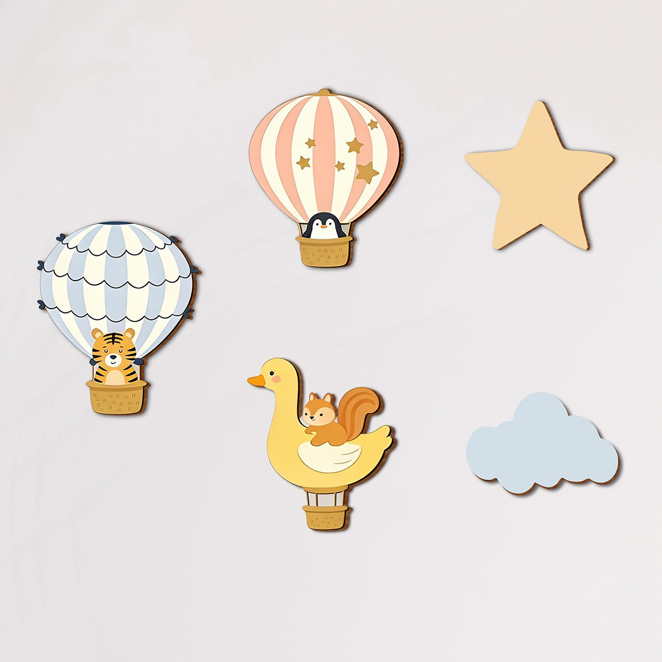 5Pcs Animal Hot Air Balloon Wo - Woodworking For Beginners 리뷰 및 가격