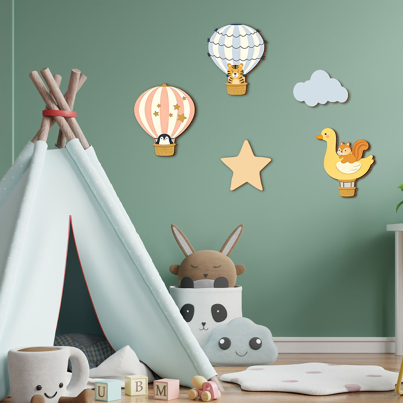 5Pcs Animal Hot Air Balloon Wo - Woodworking For Beginners 리뷰 및 가격