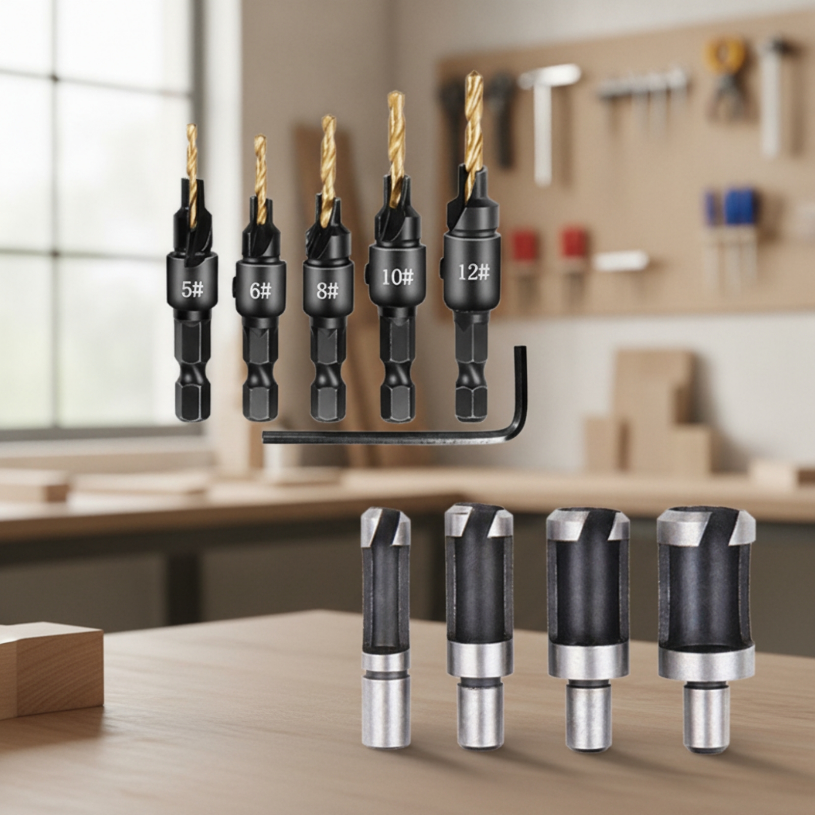 Wood Plug Cutter Sharp Counter - Woodworking Drill Bits 리뷰 및 가격